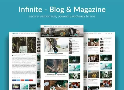Infinite - Blog & Magazine Script