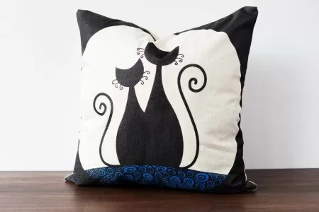 Handcrafted decorative pillow for a luxurious touch